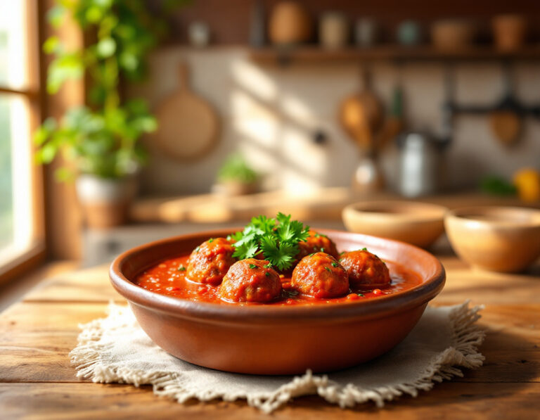 Receta de Albóndigas Mexicanas en Salsa