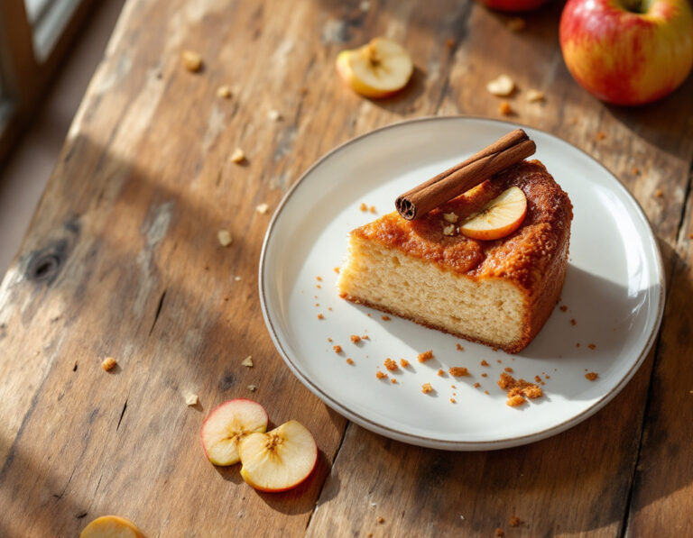 Receta de Pastel de Manzana Mexicano con Canela y Piloncillo