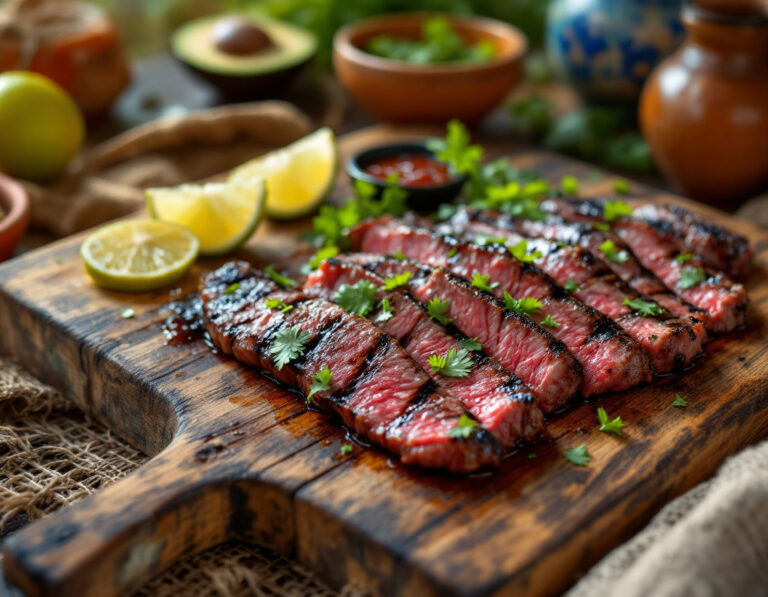 Receta de Carne Asada a la Parrilla – Marinada Mexicana Auténtica