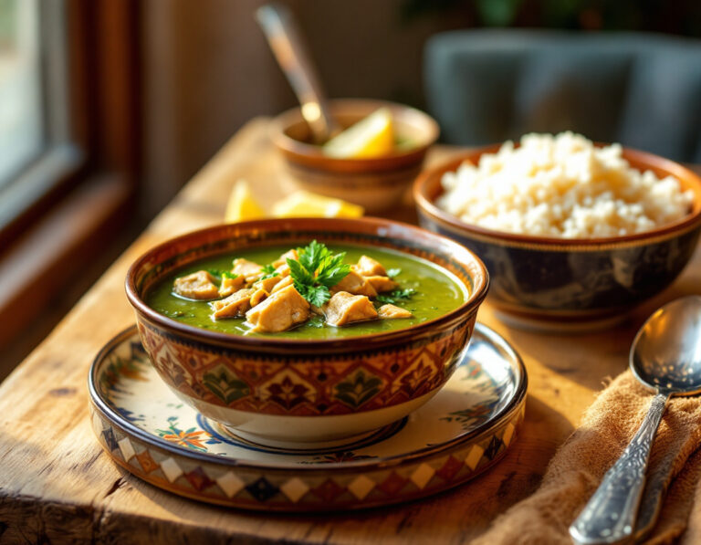 Molokhia Recipe – Authentic Egyptian Green Soup