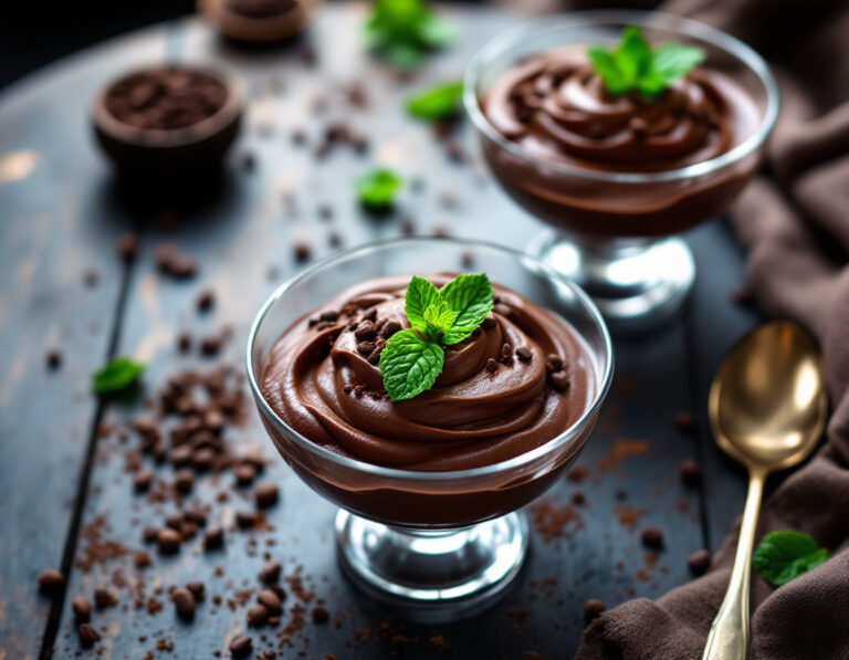 Receta de Mousse au Chocolat – Cremosa y fácil en 30 min (Vegana)