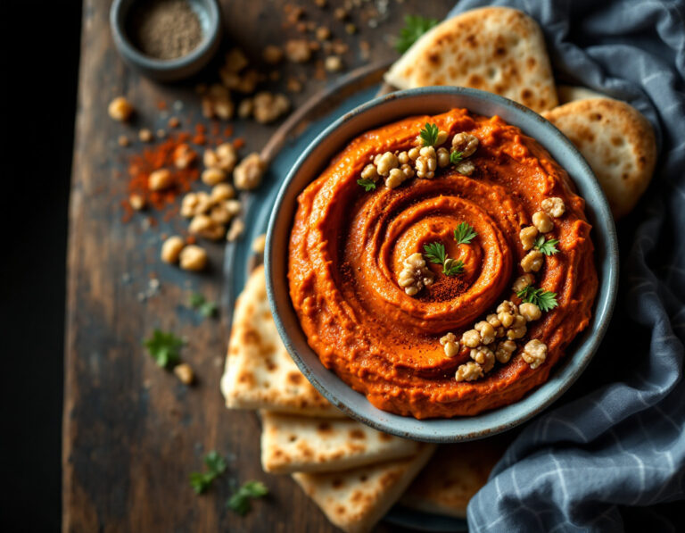 Muhammara – Pasta siria de pimientos y nueces