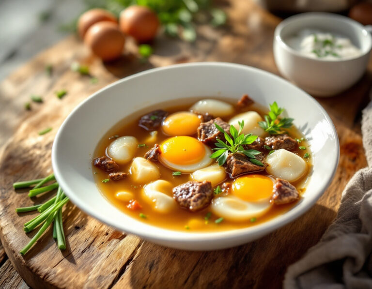 Sopa de huevo austriaca – receta tradicional y sencilla