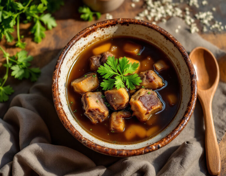 Oxtail Suppe Rezept - Traditionell deutsche Ochsenschwanzsuppe