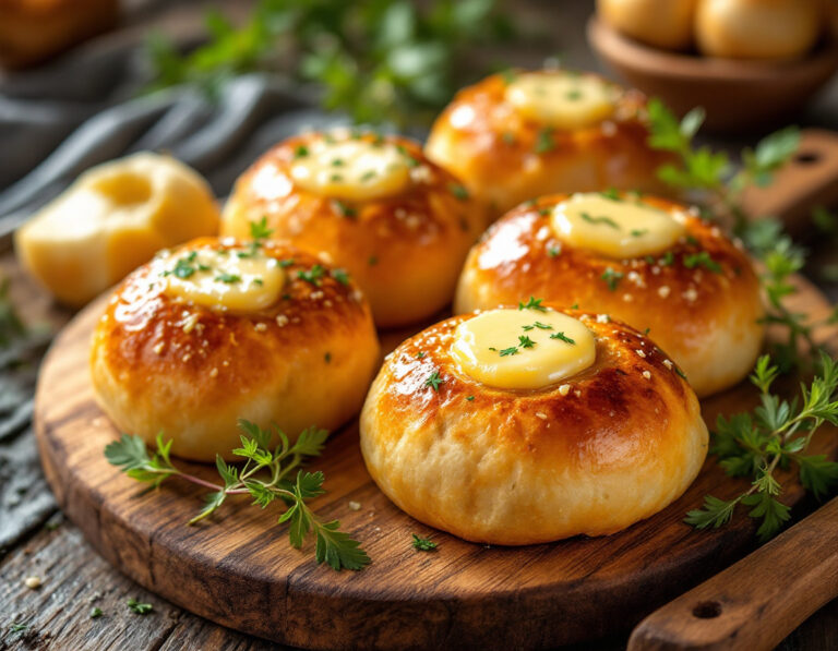 Receta de Pampushki con Ajo – Panecillos de Levadura Rusos