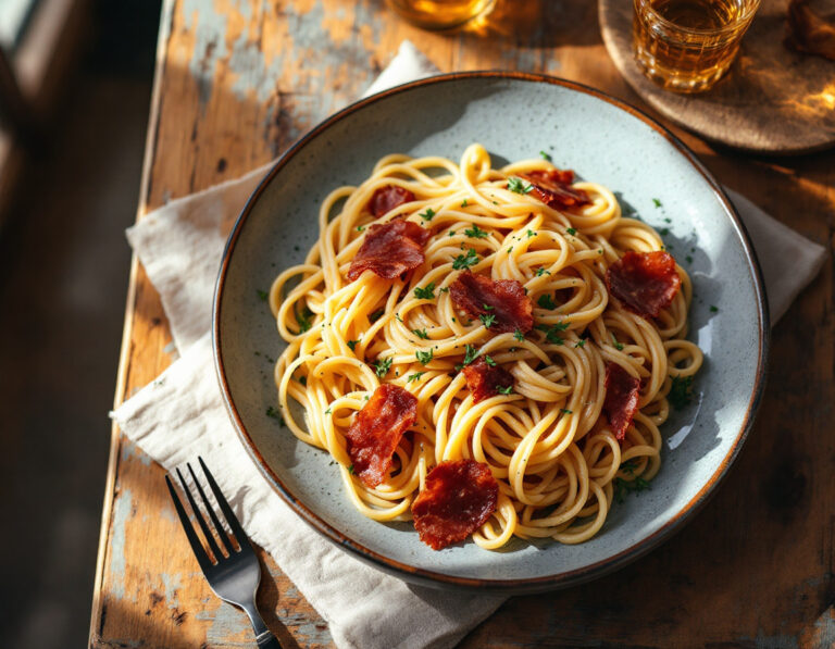 Receta de Pancetta – Pasta Italiana con Panceta