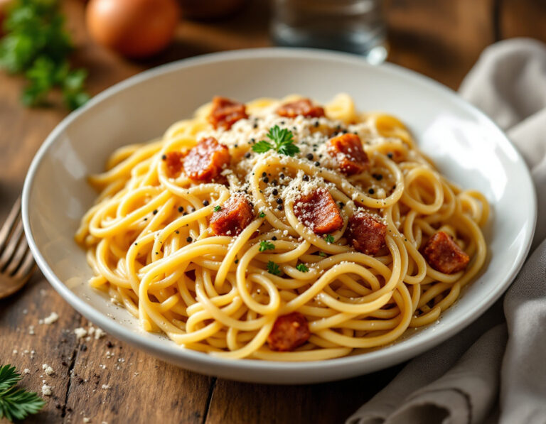Pasta Carbonara Receta Original – Auténtica Italiana