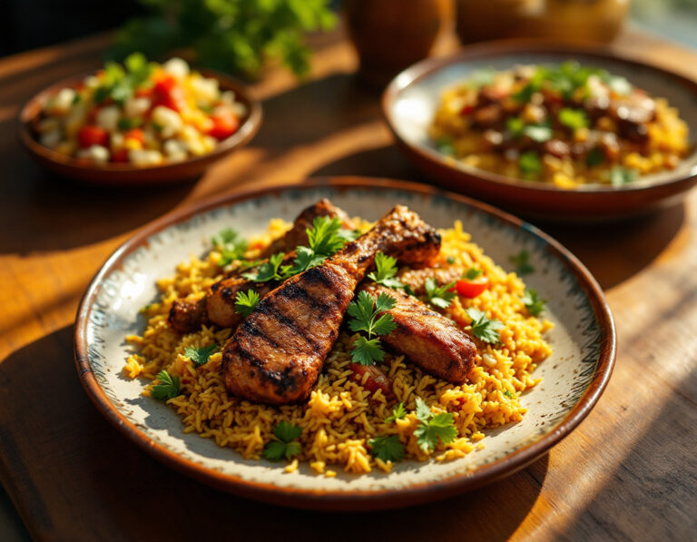 Receta de Pilau, Kachumbari y Nyama Choma – África Oriental
