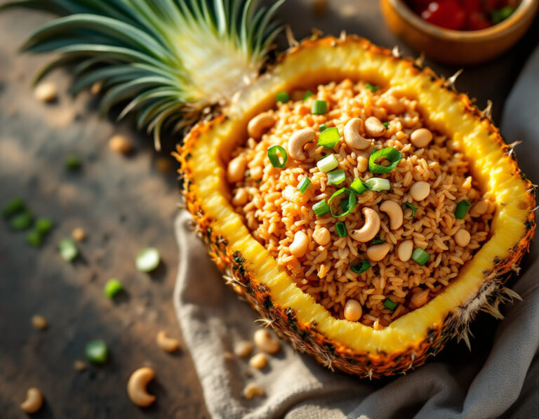 Arroz Frito con Piña – Khao Pad Sapparot Tailandés