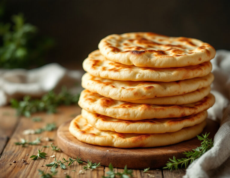 Pita Bread Recipe - Make Greek Flatbread from Scratch