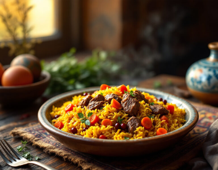 Receta Auténtica de Plov – Pilaf Uzbeko como lo hace un Profesional