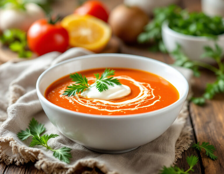 Sopa de Tomate Polaca – Auténtica Pomidorowa