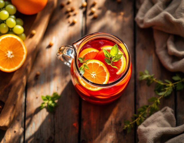 Receta de Sangría Portuguesa – Ponche de Verano Refrescante