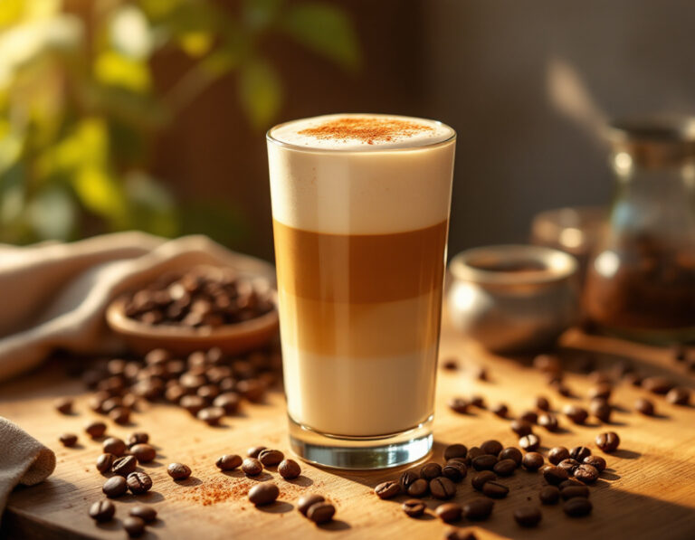 Proffee – Receta de Latte Macchiato Proteico al Estilo Etíope
