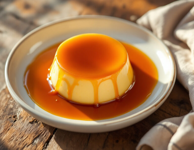 Pudim de Leite Moça – Flan Brasileño Cremoso de Caramelo