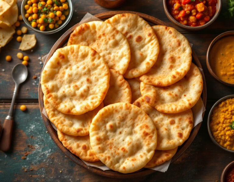 Receta de Puri – Cómo hacer pan plano indio crujiente en casa