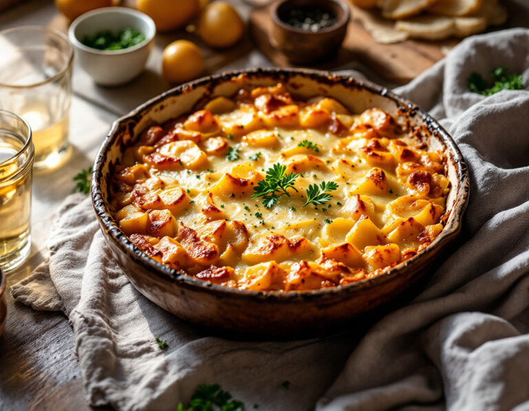 Rakott Krumpli – Pastel de Patatas Húngaro en Capas