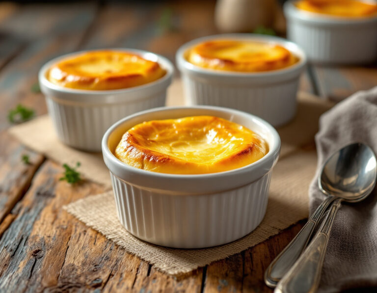 Receta de Ramequin – Pastel de Queso Suizo Original