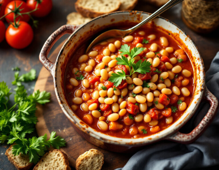 Greek Giant Beans Baked in the Oven – Gigantes Plaki