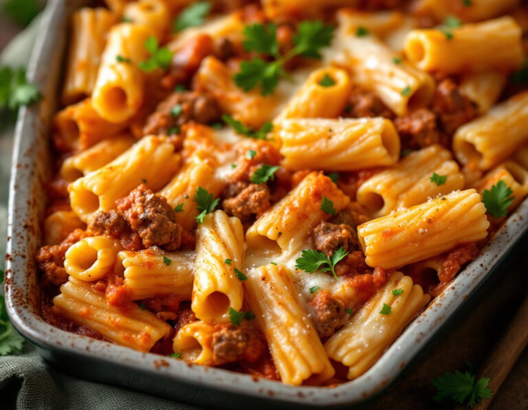 Rigatoni al Forno – Variante Egipcia