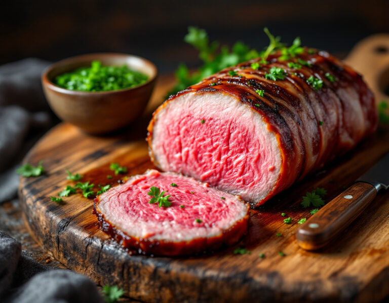 Lomo de Res en Manto de Panceta – Receta Argentina