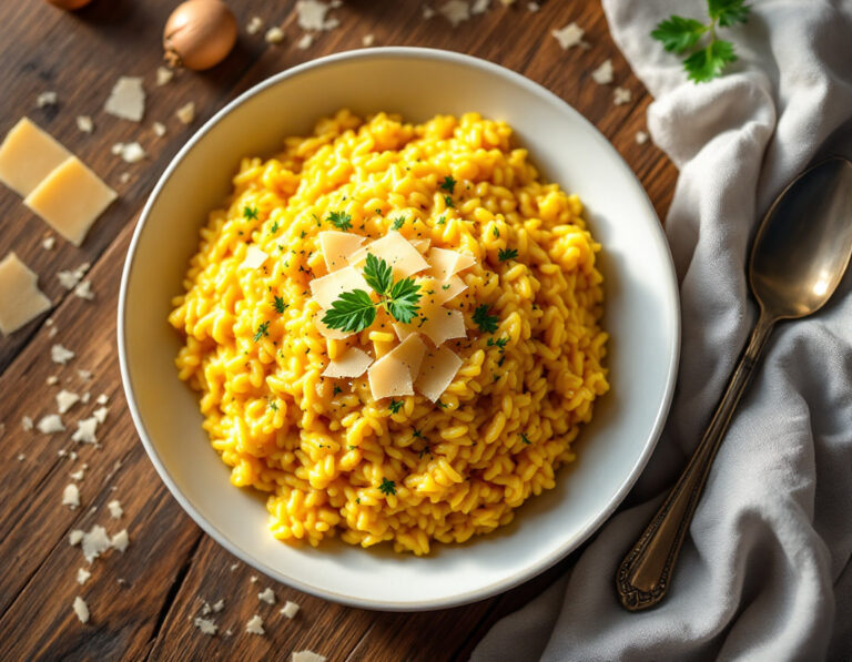 Receta de Risotto Milanese – Auténtico italiano