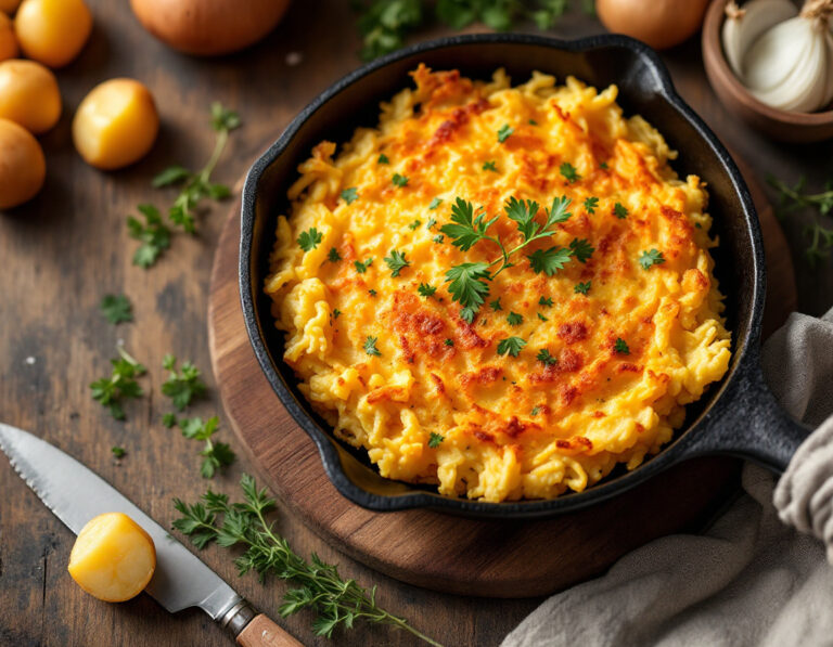 Rösti Receta – Crujiente Estilo Suizo en 30 Minutos (Vegano)