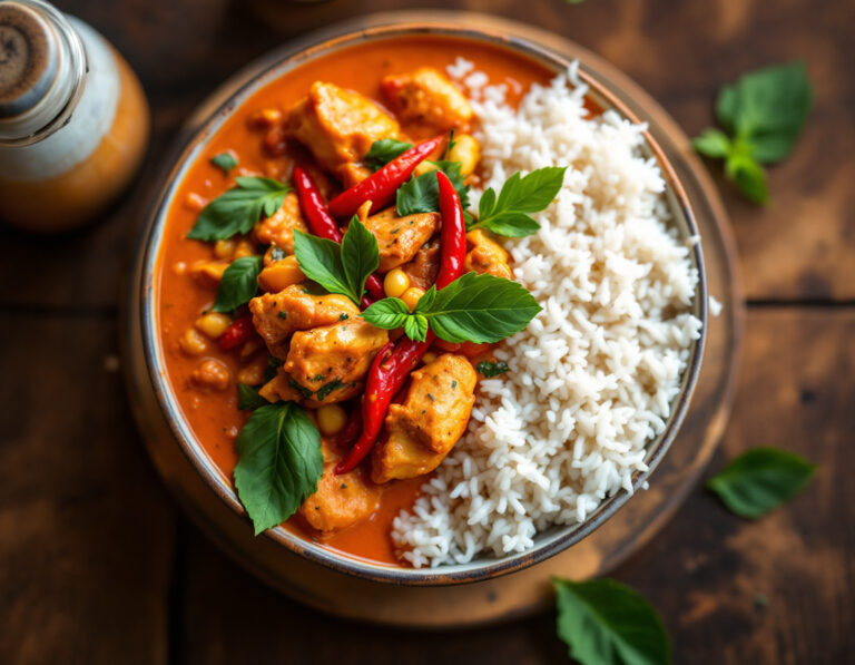Receta de Curry Rojo Tailandés – auténtico y fácil