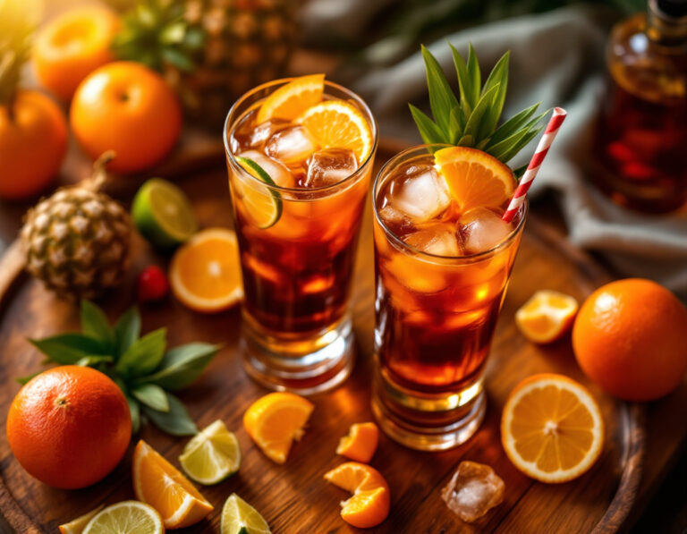 Rum Punch Rezept - Karibischer Cocktail wie vom Profi