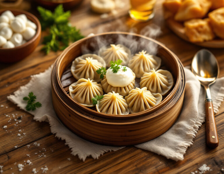 Receta de Manti Rusos – Cómo Hacer Empanadillas al Vapor Caseras