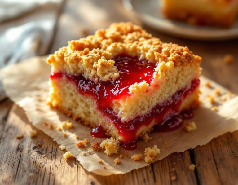 Receta de Tarta Rusa Desmigada – Bizcocho Tradicional de Streusel