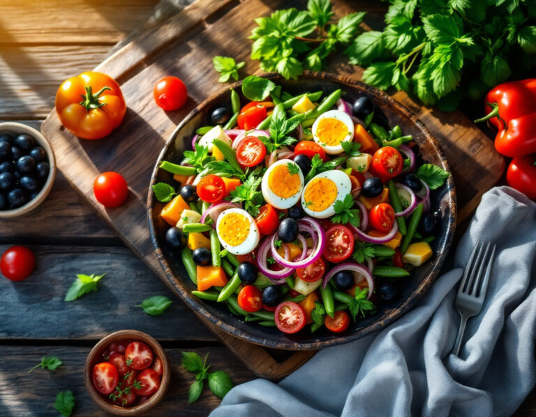 Receta de Salade Niçoise – Al Estilo Francés Clásico