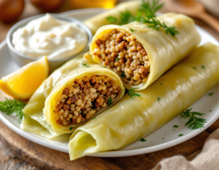 Receta de Sarma – Rollitos de Col Turcos con Arroz