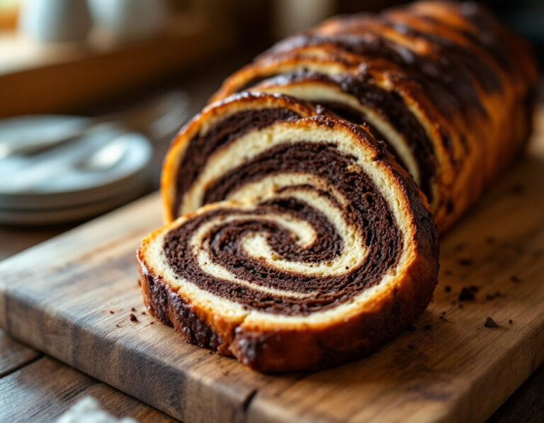 Receta de Babka de Chocolate – Trenza de Brioche Israelí