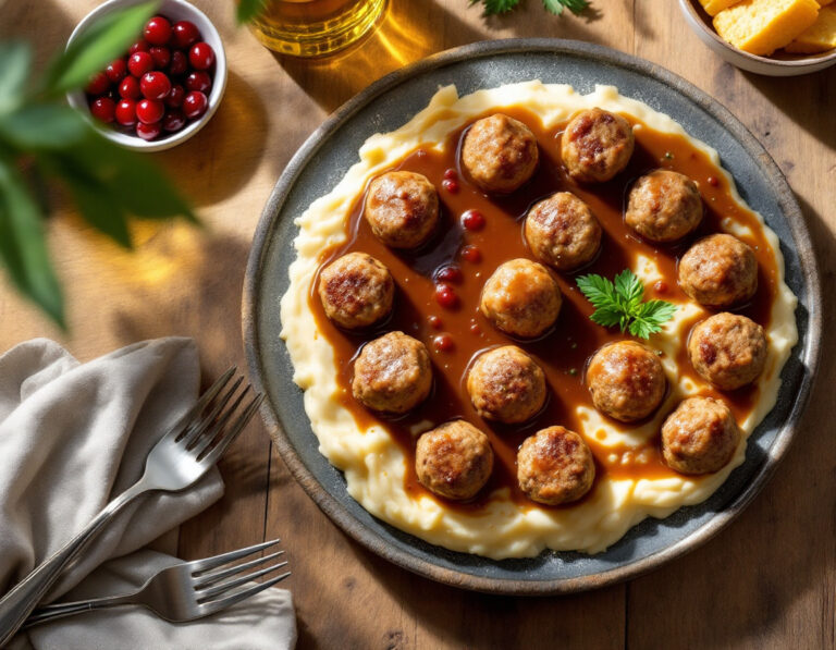 Albóndigas Suecas – Receta Original de Köttbullar