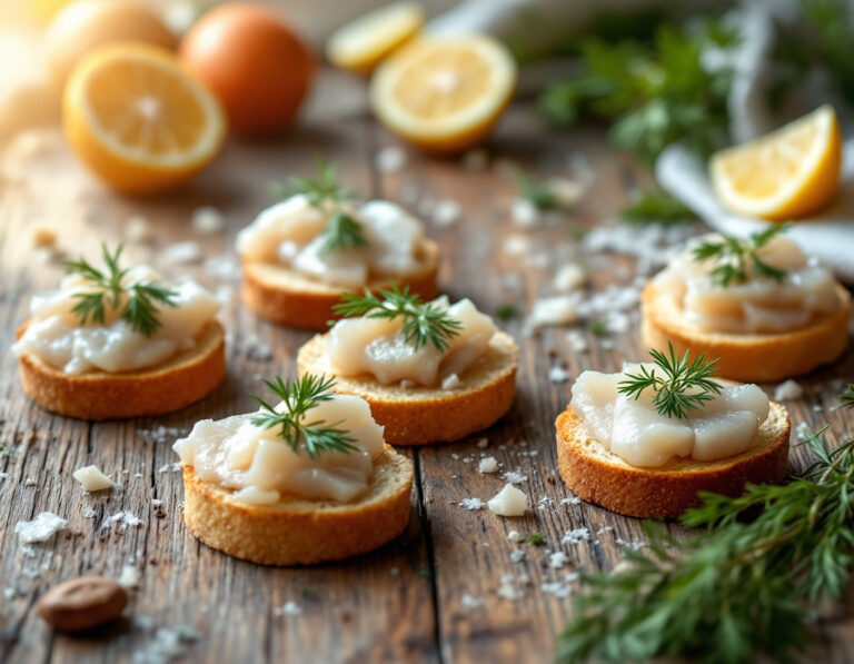 Receta de Canapés de Arenque Suecos – Sill Clásicos