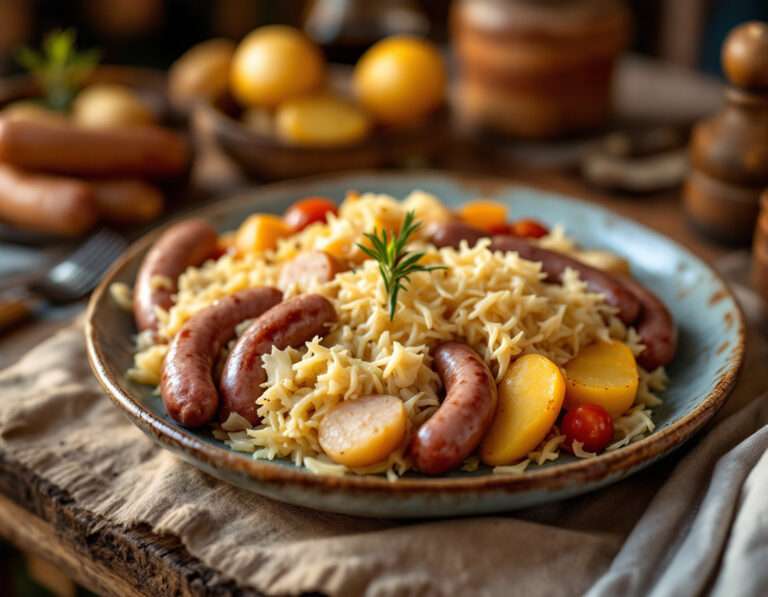 Receta de Choucroute Suiza – Clásica y Contundente