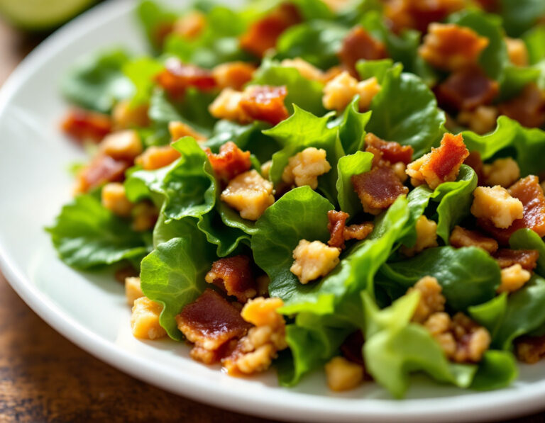 Receta Suiza de Canónigos con Bacon y Nueces