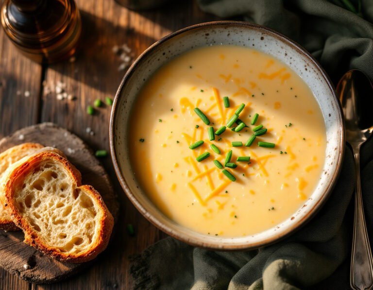 Sopa de Queso Suiza – Receta Original de Suiza