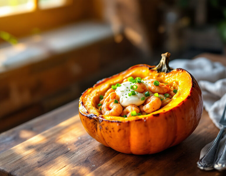 Shrimp in a Giant Pumpkin Recipe – Brazilian Camarão