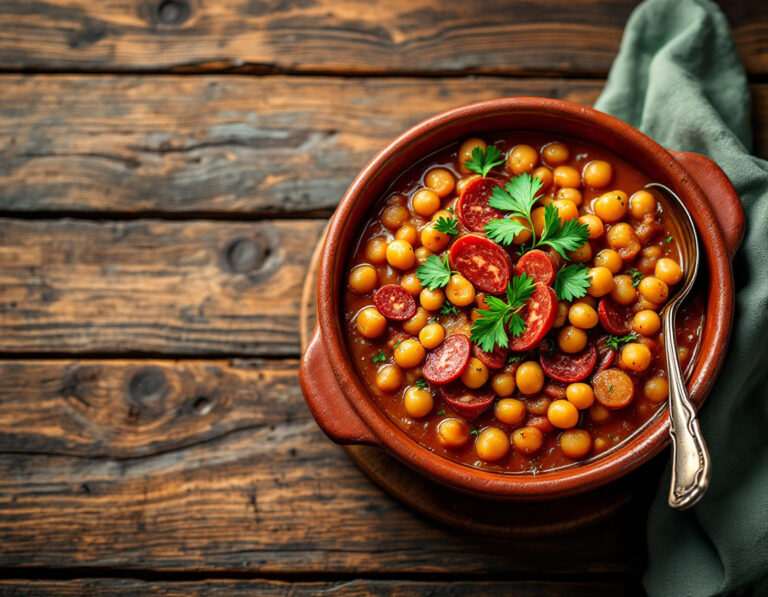 Receta de Fricko Español – Plato Tradicional de Garbanzos