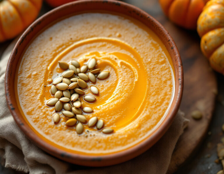 Receta de Crema de Calabaza Española – Cremosa y Aromática