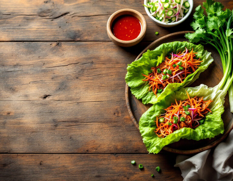 Ssam Auténtico – Hojas de Lechuga Rellenas al Estilo Coreano