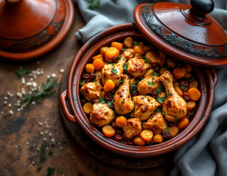 Tajine de Pollo con Sésamo – Cocina Marroquí Auténtica