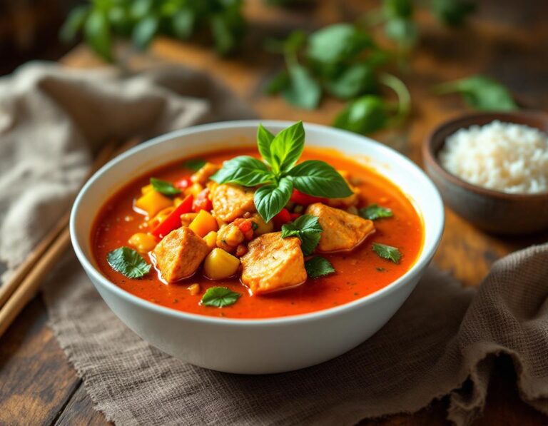 Receta de Curry Tailandés – Curry Rojo Auténtico en 30 Min