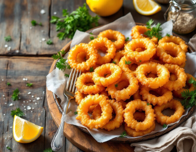 Receta griega de calamares – Kalamarakia tiganita