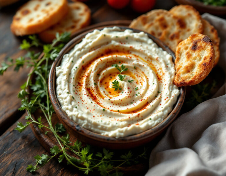 Receta de Dip de Queso de Oveja Turco – Ezme con Beyaz Peynir