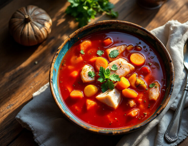 Ungarische Fischsuppe Rezept - Halászlé Original