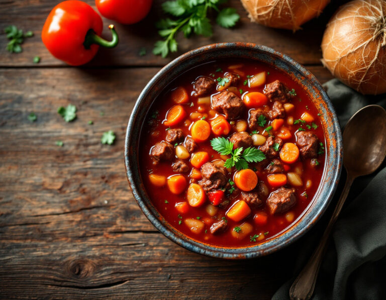 Hungarian Goulash Soup Recipe - Authentic & Boldly Spiced