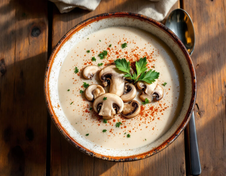 Receta de Sopa de Champiñones Húngara – Gombakrémleves Original